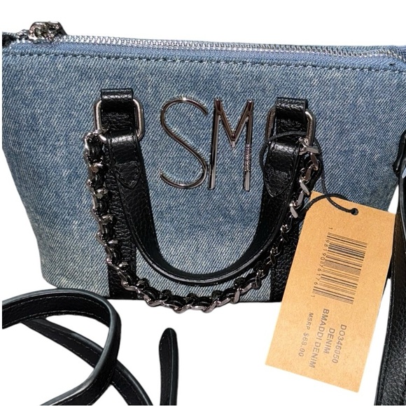 Steve Madden NWT Denim Purse $68 Retail - Picture 2 of 4